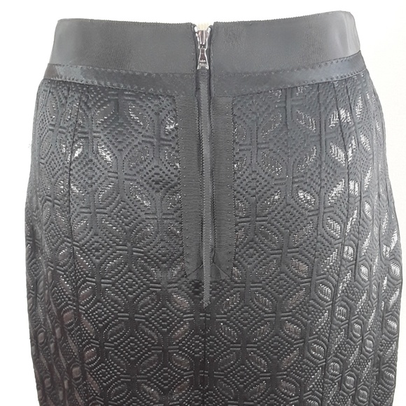 Ann Taylor black skirt with nice design pattern - Picture 4 of 5